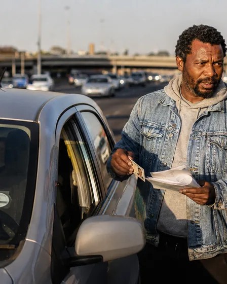 A veteran taxi driver at golden hour